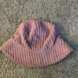 pink, velvet, bucket hat